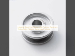 Высокоточный алюминиевый зубчатый шкив для привода промышленного робота, прецизионное решение для передачи