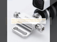 Крепление для регулировки угла наклона глубинной камеры. Высокоточный контроль угла. Жесткая структура для модуля восприятия и навигации сервисного робота.