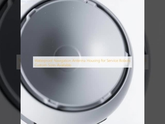 Водонепроницаемый корпус навигационной антенны для сервисных роботов. Доступны размеры на заказ.