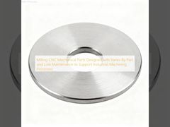 Фрезерованные механические детали ЧПУ, разработанные с учетом различных характеристик деталей и низким уровнем обслуживания для поддержки промышленных процессов механической обработки